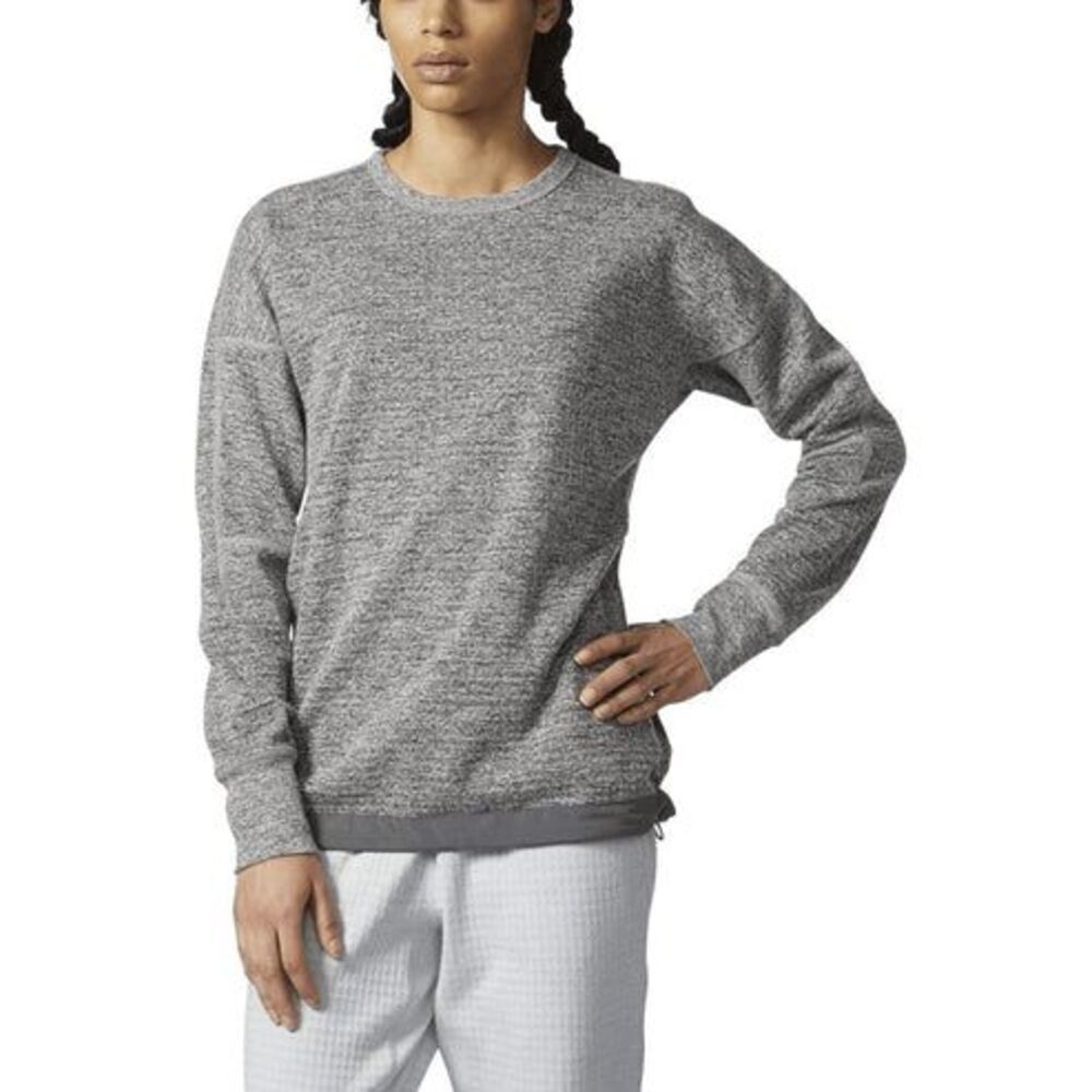 Adidas x Reigning Champ Heathered Gray Crew Neck Sweatshirt Women's Size Small